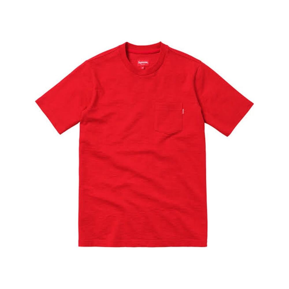 Supreme Red Pocket Tee T Shirt Size Large New!
